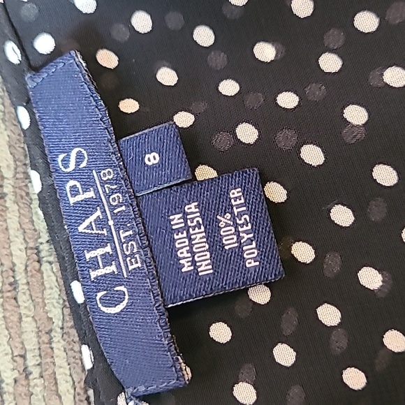 Chaps Ruffle Front Blouse - Picture 8 of 11